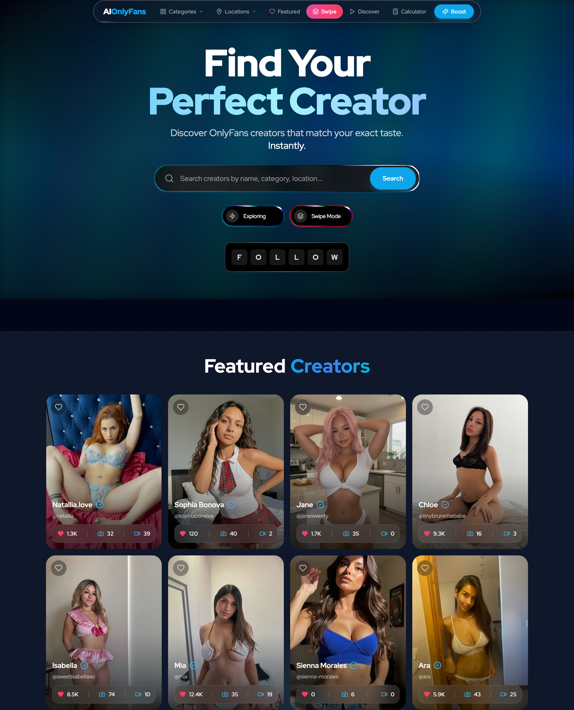 aionlyfans com featured onlyfans creators listing discovery site
