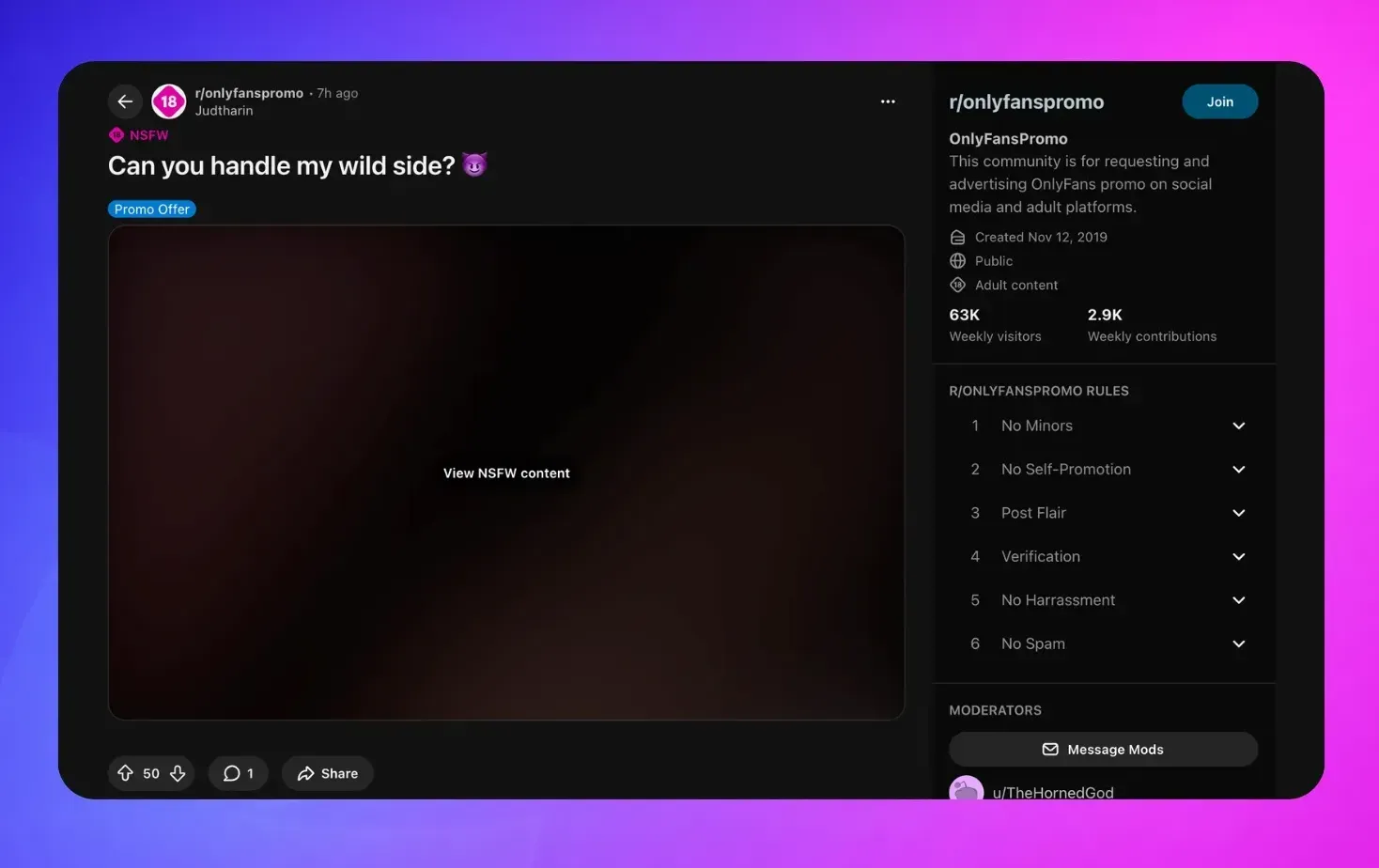 onlyfans reddit promotion strategy example