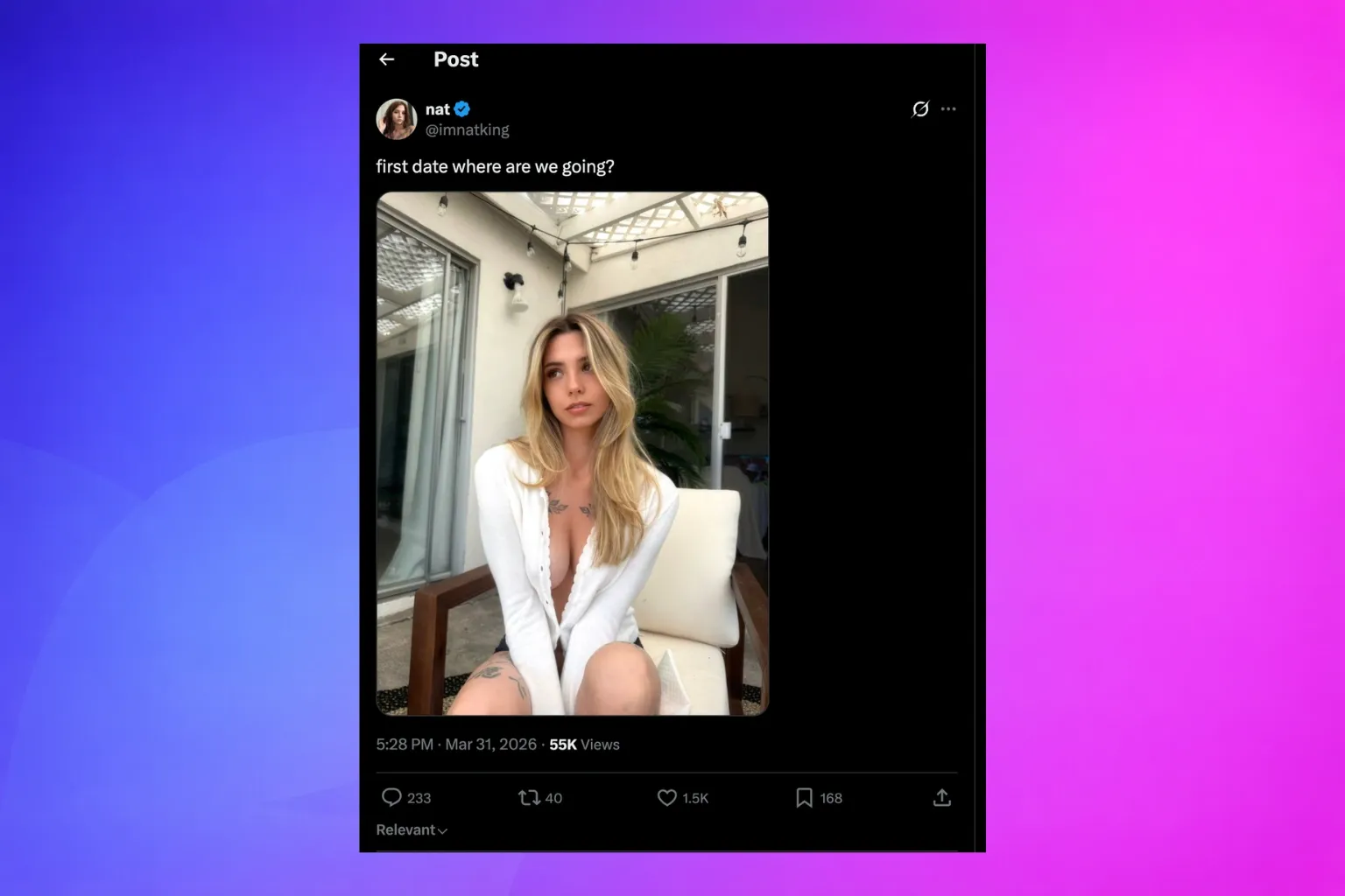 onlyfans twitter x promotion strategy example post engagement